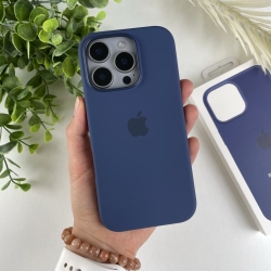 Силіконовий чохол ТОП для iPhone 16 Pro Кобальтовый синий (36)