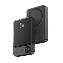 Повербанк з бездротовою зарядкою та підтримкою MagSafe УМБ Q9 MagSafe 20W на 10000 mAh Black