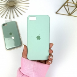 Силіконовий чохол на iPhone 7 / 8 / SE 2020 Full із закритим низом Бірюзовий (17)