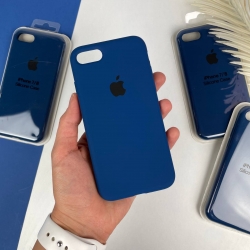 Силіконовий чохол на iPhone 7 / 8 / SE 2020 Full із закритим низом Синій (20)
