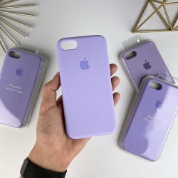 Силіконовий чохол на iPhone 7 / 8 / SE 2020 Full із закритим низом Лавандовий (39)