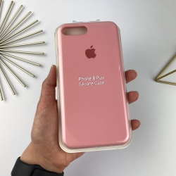 Силіконовий чохол на iPhone 7 Plus / 8 Plus Full із закритим низом Темно-рожевий (12)