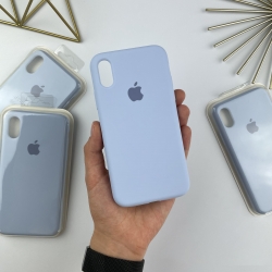 Силіконовий чохол на Айфон Хр (10р) із закритим низом | iPhone Xr Блакитний (5)