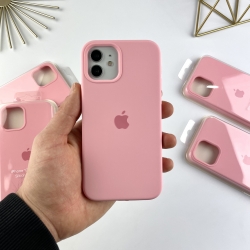 Силіконовий чохол Айфон 12 / 12 Про з закритим низом | Case for iPhone 12 / 12 Pro Рожевий (6)