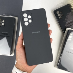 Силиконовый чехол на Samsung A72 Серый (15)