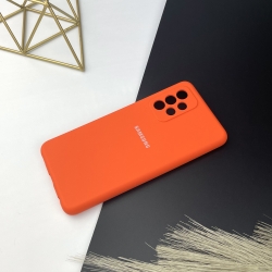 Силіконовий чохол Samsung A52 Оранжевий (13)