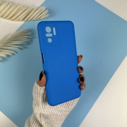 Силіконовий чохол для Xiaomi Redmi Note 10 Яскраво-блакитний (16)