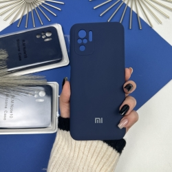 Силіконовий чохол для Xiaomi Redmi Note 10 Темно-синій (8)