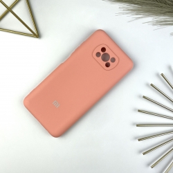 Силіконовий чохол для Xiaomi Poco X3/X3 Pro Світло-оранжевий (27)