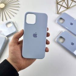 Силіконовий чохол Айфон 12 Про Макс з закритим низом | Case for iPhone 12 Pro Max Блакитний (5)