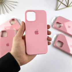 Силіконовий чохол Айфон 12 Про Макс з закритим низом | Case for iPhone 12 Pro Max Рожевий (6)