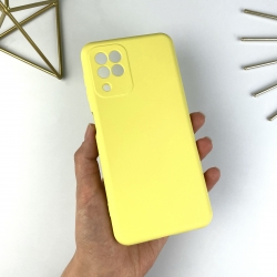Силиконовый чехол на Samsung A22 4G Желтый (4)