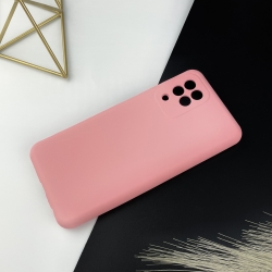 Силиконовый чехол на Samsung A22 4G Розовый (6)
