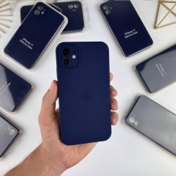 Чохол на iPhone 11 з квадратними бортами. Case for iPhone 11 Кобальтовий синій (36)