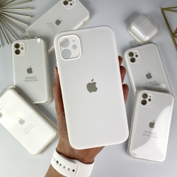 Чохол на iPhone 11 з квадратними бортами. Case for iPhone 11 Білий (9)