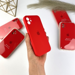 Чохол на iPhone 11 з квадратними бортами. Case for iPhone 11 Червоний (14)