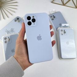 Силіконовий чохол із квадратними бортами на iPhone 11 Pro Max Блакитний (5)