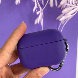 Чехол на AirPods Pro с микрофиброй Ярко-фиолетовый (34)