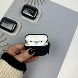 Чехол на AirPods Pro с микрофиброй Черный (18)