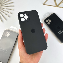 Силіконовий чохол Айфон 11 Про з квадратними бортами | iPhone 11 Pro Сірий (15)
