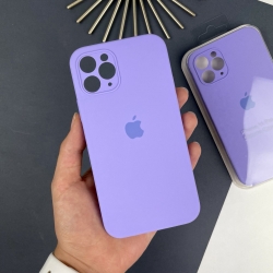Силіконовий чохол Айфон 11 Про з квадратними бортами | iPhone 11 Pro Лавандовий (39)