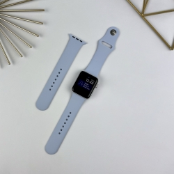 Силіконовий ремінець для Apple Watch 38 mm / 40 mm (S+M) Lilac (5)