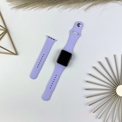Силіконовий ремінець для Apple Watch 38 mm / 40 mm (S+M) Elegant purple (39)