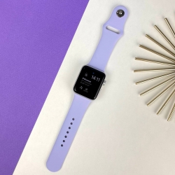 Ремінець Apple Watch Band Silicone One-Piece 42 мм / 44 мм Розмір S/M Light purple (39)