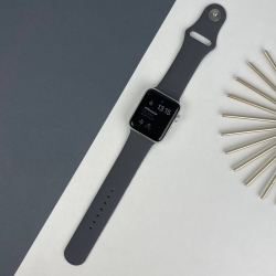 Ремінець Apple Watch Band Silicone One-Piece 42 mm / 44 mm Розмір L Dark Grey (15)