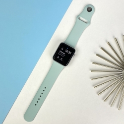 Ремінець Apple Watch Band Silicone One-Piece 42 mm / 44 mm Розмір L Turquoise (17)