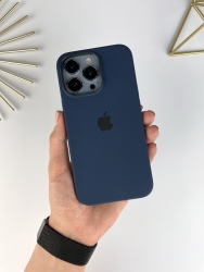 Силиконовый чехол для iPhone 13 Pro Abyss Blue