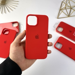 Силіконовий чохол на Айфон 14 з закритим низом for iPhone 14 Червоний (14)