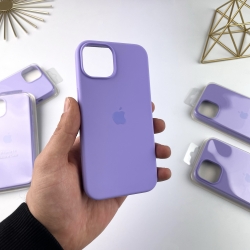 Силіконовий чохол на Айфон 14 з закритим низом for iPhone 14 Лавандовий (39)