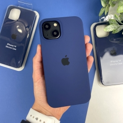 Силіконовий чохол на Айфон 14 з закритим низом for iPhone 14 Кобальтовый синий (36)