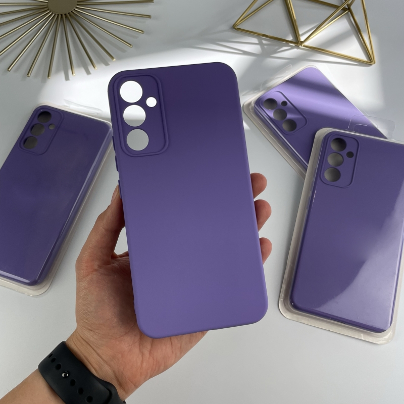 Силиконовый чехол на Samsung A54 5G Лавандовый (39)