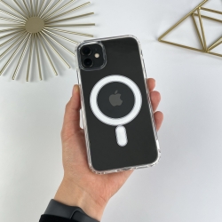 Прозорий Чохол Clear Case на iPhone на Айфон 11 with Magsafe 
