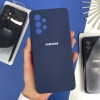 Силіконовий чохол Samsung A33 Темно-синій (8)