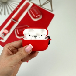 Силіконовий чохол для AirPods Pro 2 Червоний (14)