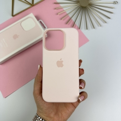 Силіконовий чохол ТОП для iPhone 15 Pro Світло-рожевий