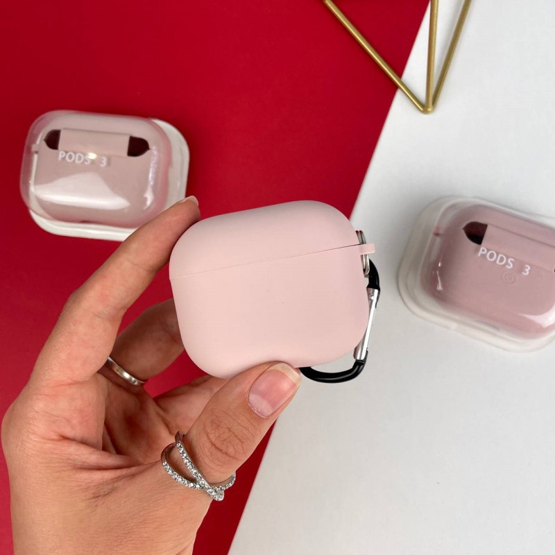 Силіконовий чохол для AirPods 3 Бежевий (19)