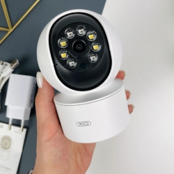 Смарт Камера Smart Treasure Wi-Fi (бездротова, радіо няня, TF 128Gb, ​​нічний режим, мікрофон, динамік) Білий