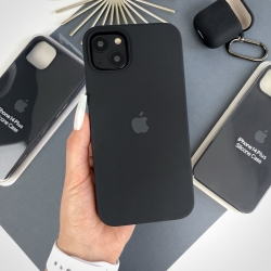 Силіконовий чохол на Айфон 14 Plus із закритим низом | for iPhone 14 Plus Чорний (18)