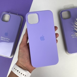 Силіконовий чохол на Айфон 14 Plus із закритим низом | for iPhone 14 Plus Лавандовий (39)