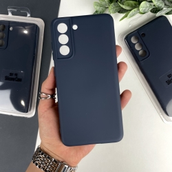 Силіконовий чохол Samsung Galaxy S21 FE Темно-синій (8)