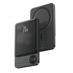 Повербанк з бездротовою зарядкою та підтримкою MagSafe УМБ Q9 MagSafe 20W Black