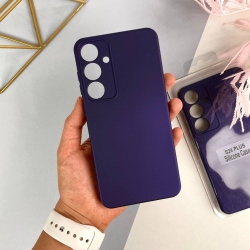 Силіконовий чохол Samsung Galaxy S24 Plus Яскраво-фіолетовий (34)