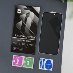 Захисне скло Антишпигун Anti Spy iPhone 14 Pro Max / 15 Plus / 16 Plus 
