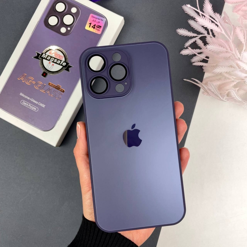 Glass Case для iPhone 14 Pro Max Фиолетовый