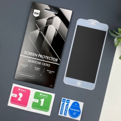 Захисне скло Антишпигун Anti Spy iPhone 7 Plus / 8 Plus White