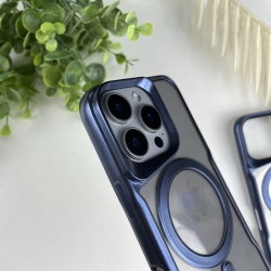 Чохол з MagSafe для Айфон 16 Про. Case for iPhone 16 Pro Esthetic Синій